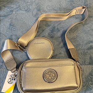 Calvin Klein Metallic Crossbody Bag Set